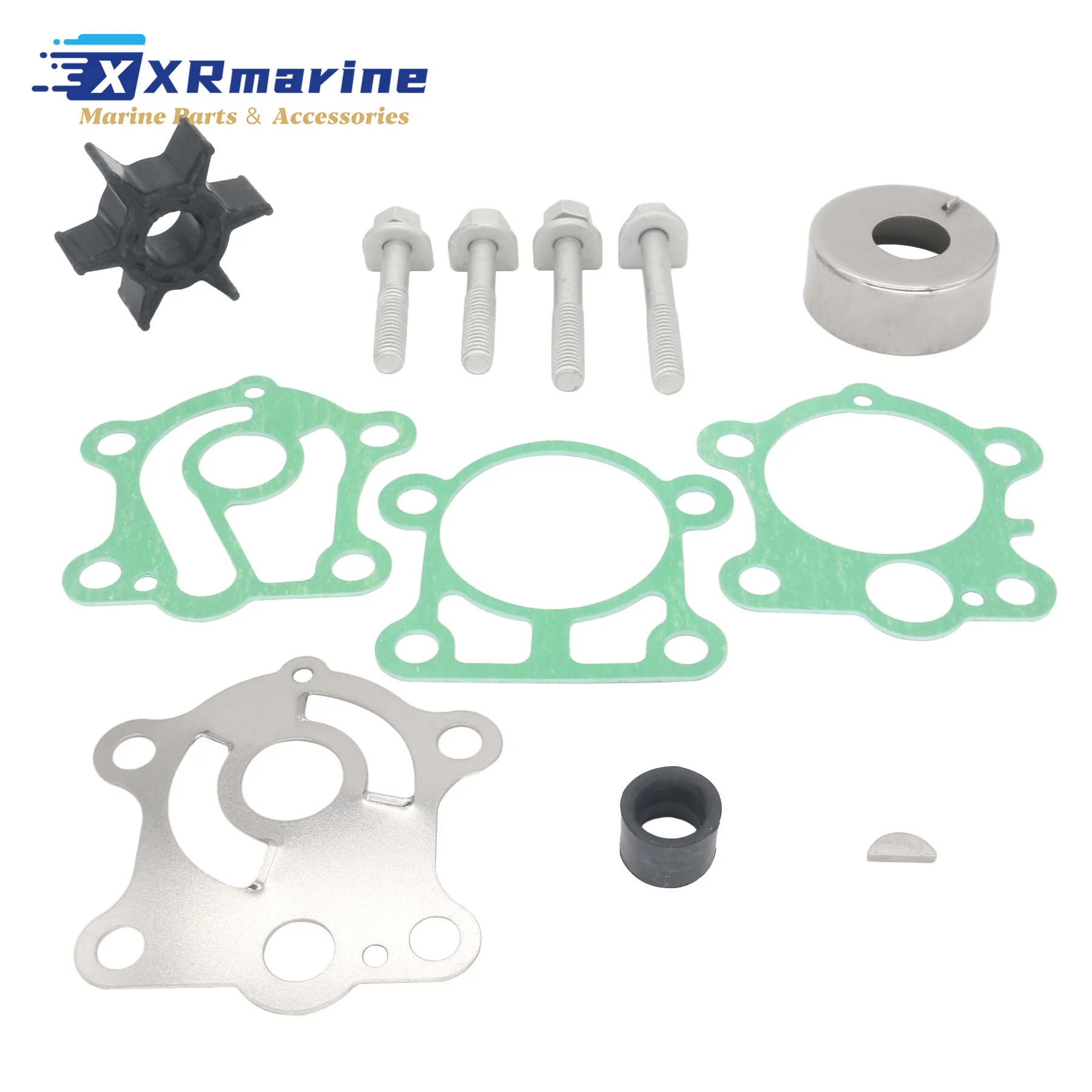 

Совместимый комплект импеллера водяного насоса для лодочных моторов Yamaha 40HP 50HP P50, 2-тактный, запчасти для замены