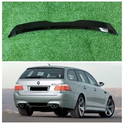 BMW 5 E61 M 팩 시리즈 5 530d 투어링 2003-2010 ABS 플라스틱 자동차 테일 트렁크 윙용 루프 스포일러 확장