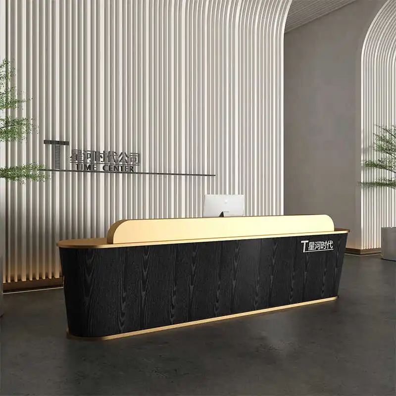 

Стол для парикмахерской, роскошный офисный стол, мебель для секретаря, прихожая, столы для приема, современная передняя одежда Muebles