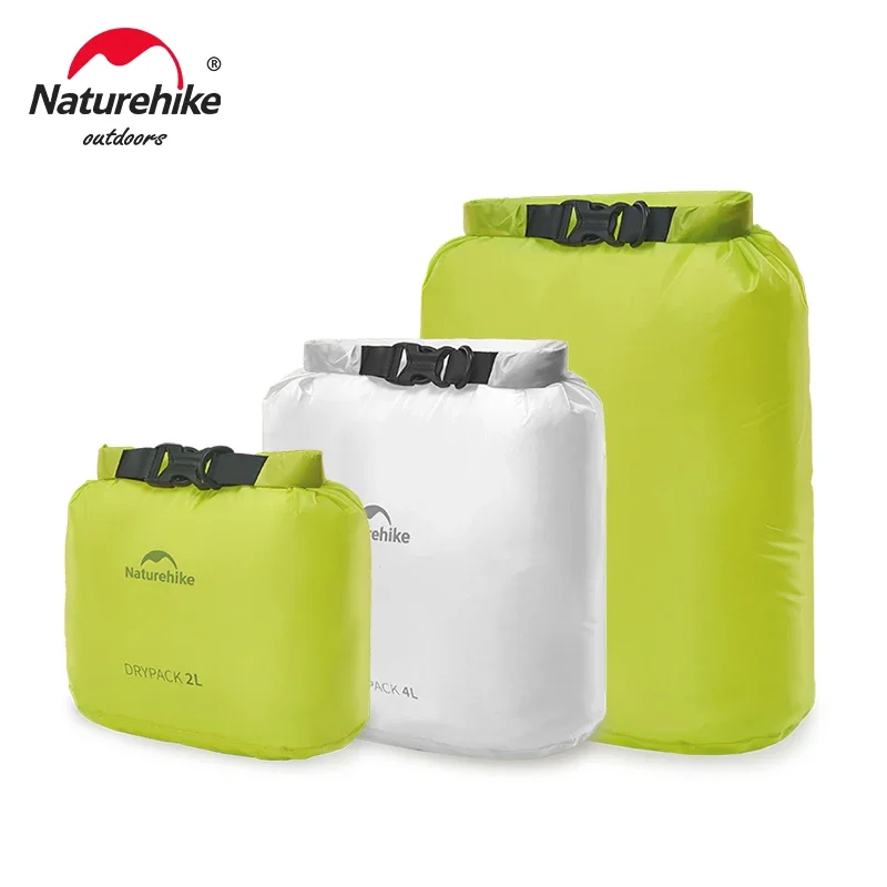 Naturehike Aufrollbare Aufbewahrungstasche Outdoor Ultraleichte Wasserdichte Trockentasche 2/4/8L Tragbarer Organizer Camping Spender Aufbewahrungstasche