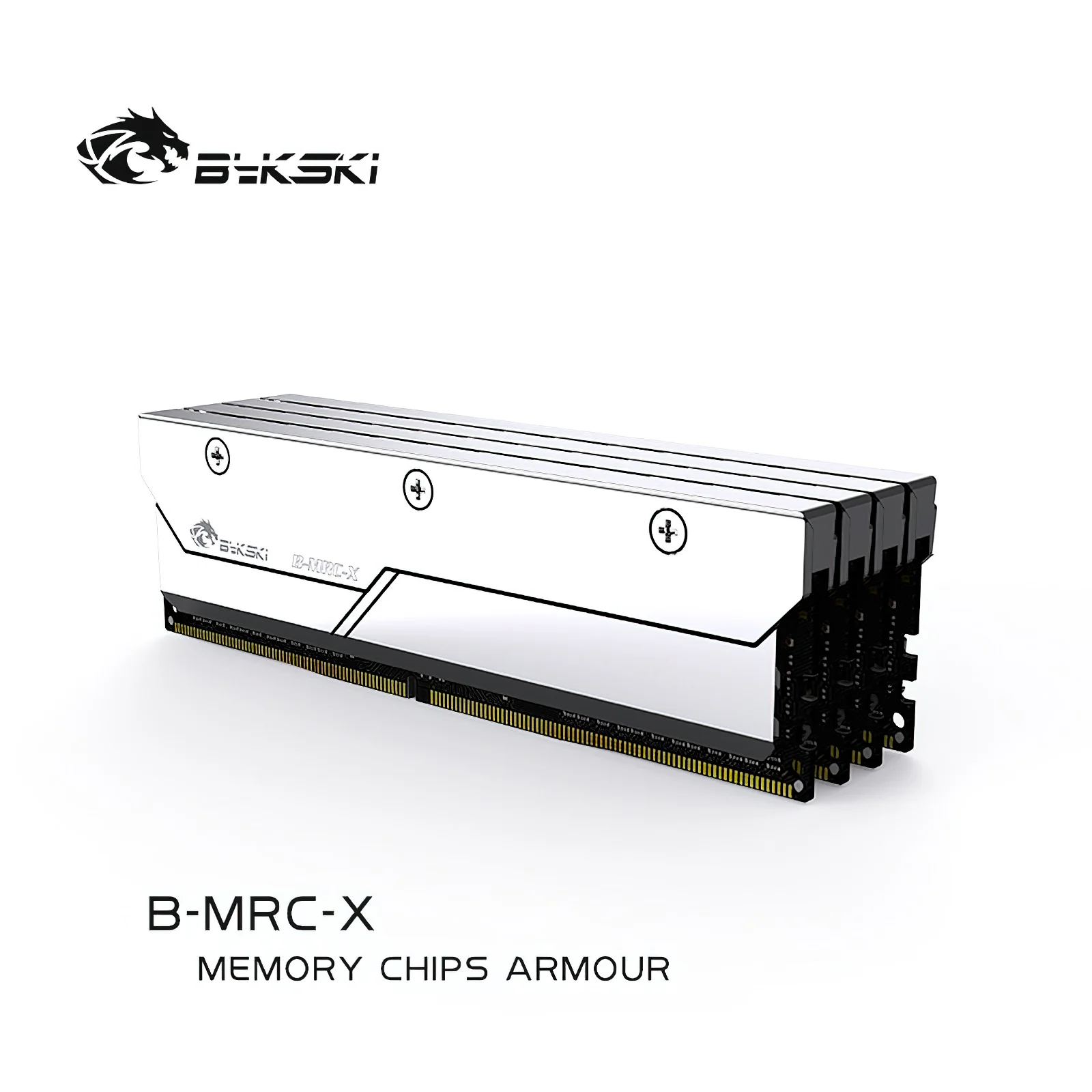 Bykski Copper Heatsink DDR5 RAM DIMM Water Cooling Cooler Heat Dissipation Cover B-MRC-X