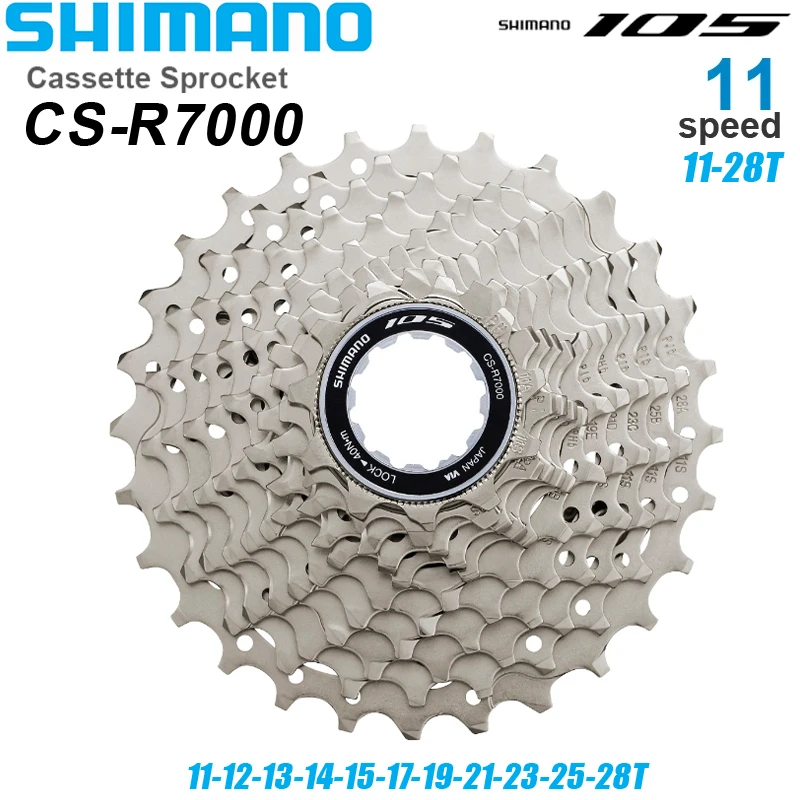 SHIMANO 105 CS-R7000 11S 11-28T 11-30T 11-32T 12-25T HG EV Road Cassette HG700 11-34T Road Bike Freewheel Road Bicycle Sprocket