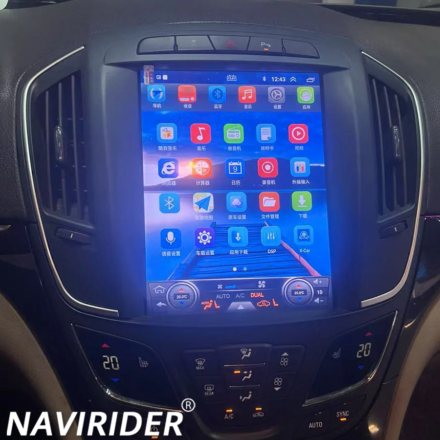 

9.7" Android15 Autoradio Stereo For Opel Insignia For Buick Regal 2009 -2025 GPS Navigation Carplay Multimedia Player Head Unit