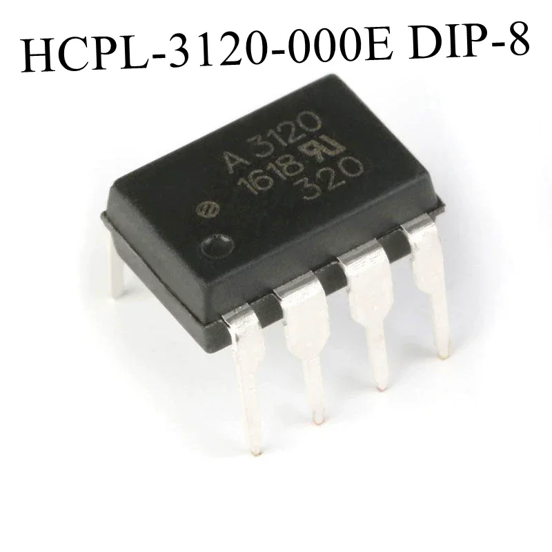 (10pcs/Bag) A3120 HCPL-3120-500E HCPL-3120-000E SOP-8/DIP-8 IGBT Gate Driver Optocoupler Chip