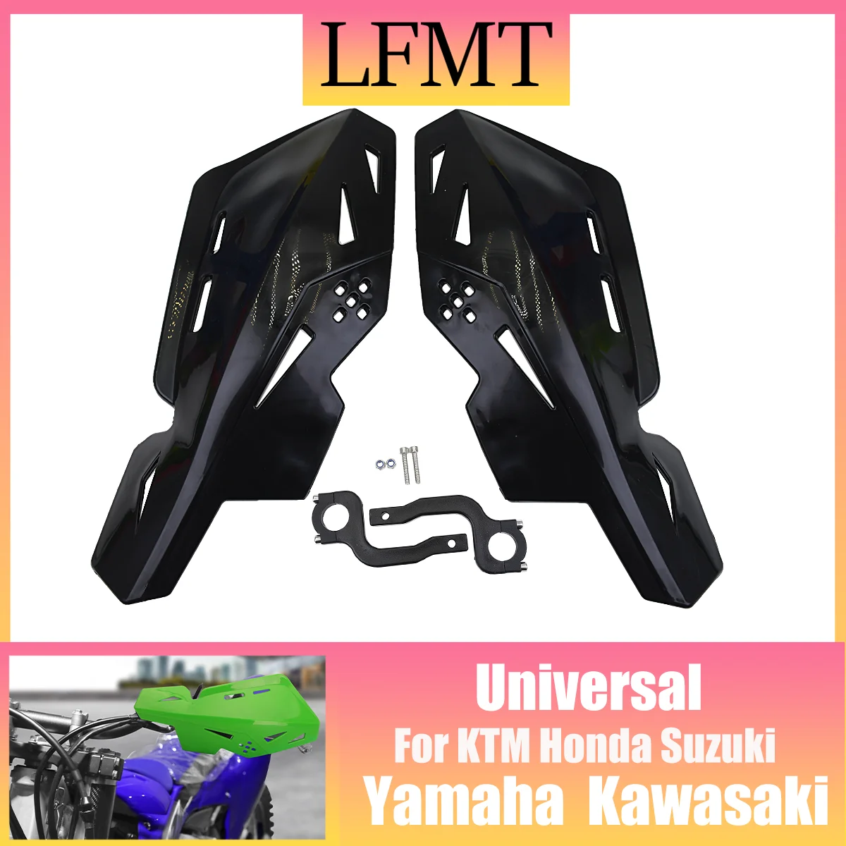 

Motorcycle Hand Guard Handguard Windproof 7/8" 22mm Universal Protector For ATV Honda Yamaha Kawasaki Suzuki KTM XCW XCF SXF XC