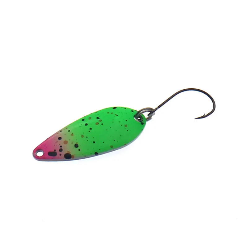Cuchara de pesca UV colorida para trucha 34mm 4,3 g cobre señuelo - imagen 3