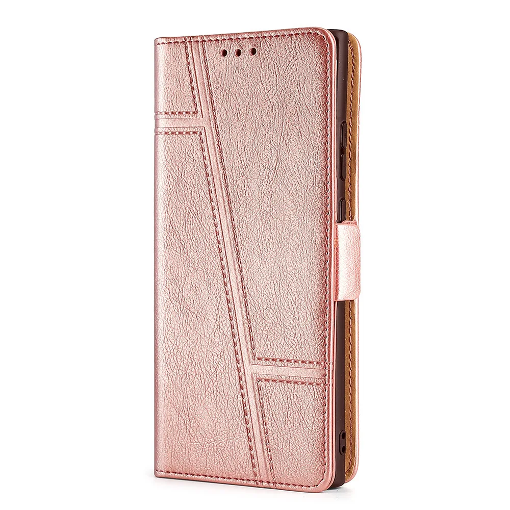 Magnetic Clip Case For TCL 505 502 501 408 406 405 403 306 305 303 205 Stylus 5G Leather Multi 3 Cards Anti Drop Flip Cover