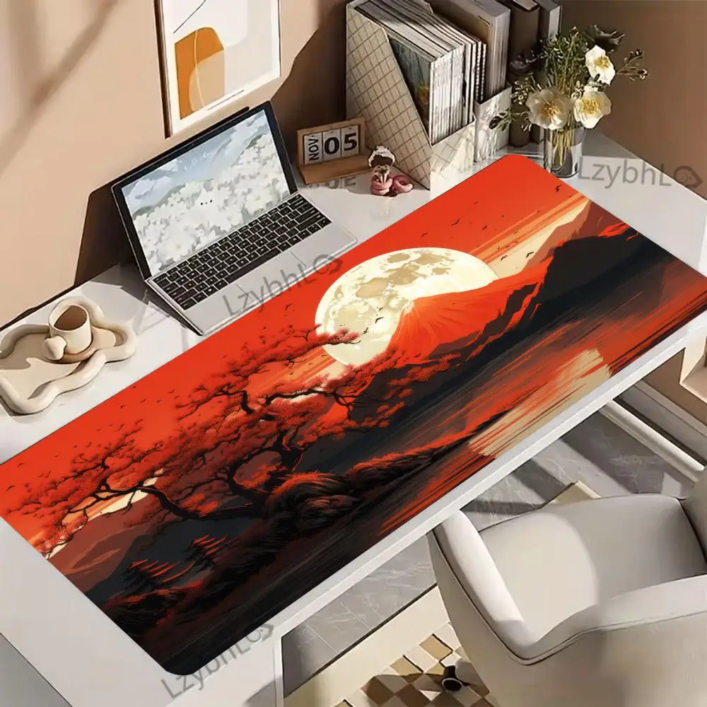 

Moon Landscape Mouse Pad XXL Large Gaming Laptop Deskmat HD Anti-Slip Rubber Mousepad Office Gamer Keyboard Computer Desk Mat