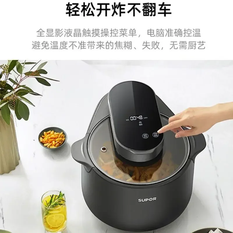 Air fryer. Household. Large capacity. Low oil. Smart. With visual window. Fully automatic. Touch control. Electric fryer.