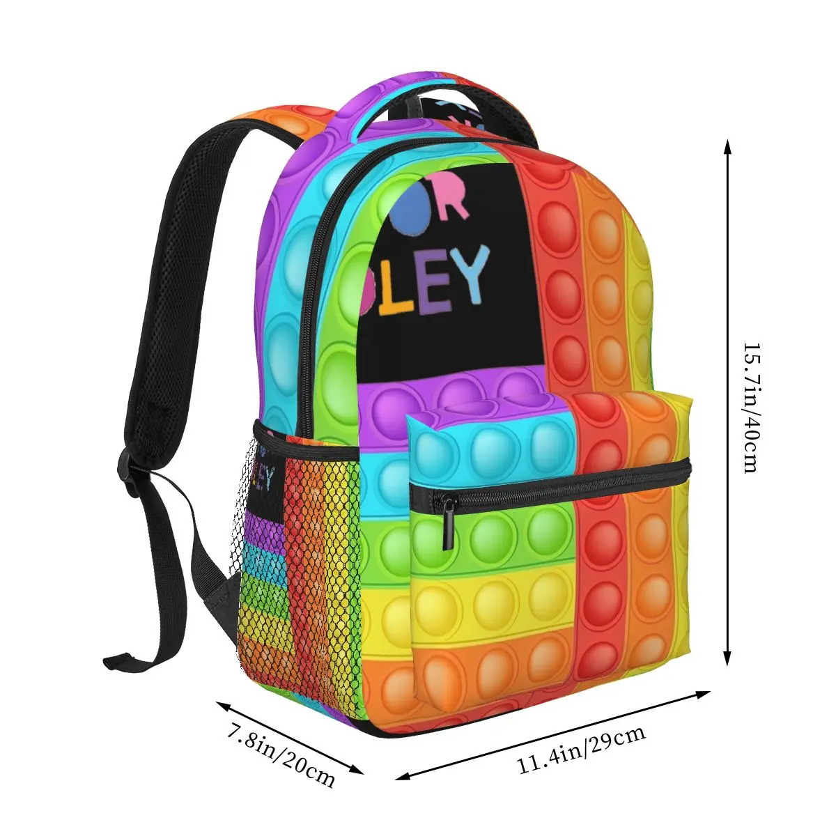 Popit Silicone Beautiful A For Adley Backpacks Boys Girls Bookbag Children School Bags Cartoon Kids Rucksack Shoulder Bag