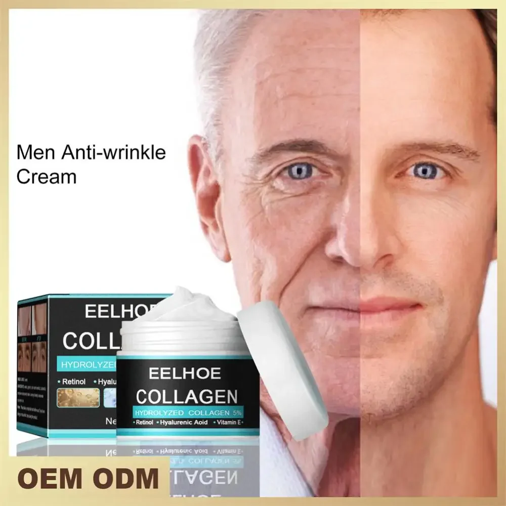 EELHOE Men Face Cream Anti Aging Remove Wrinkle Firming Lifting Whitening Cream Brightening Moisturizing Facial Skin Care Creams