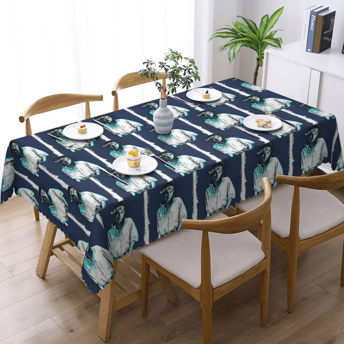 Ralph Macchio - Karate Kid Custom Rectangular Tablecloth Waterproof Table Cover for Dining Events Table Cloth