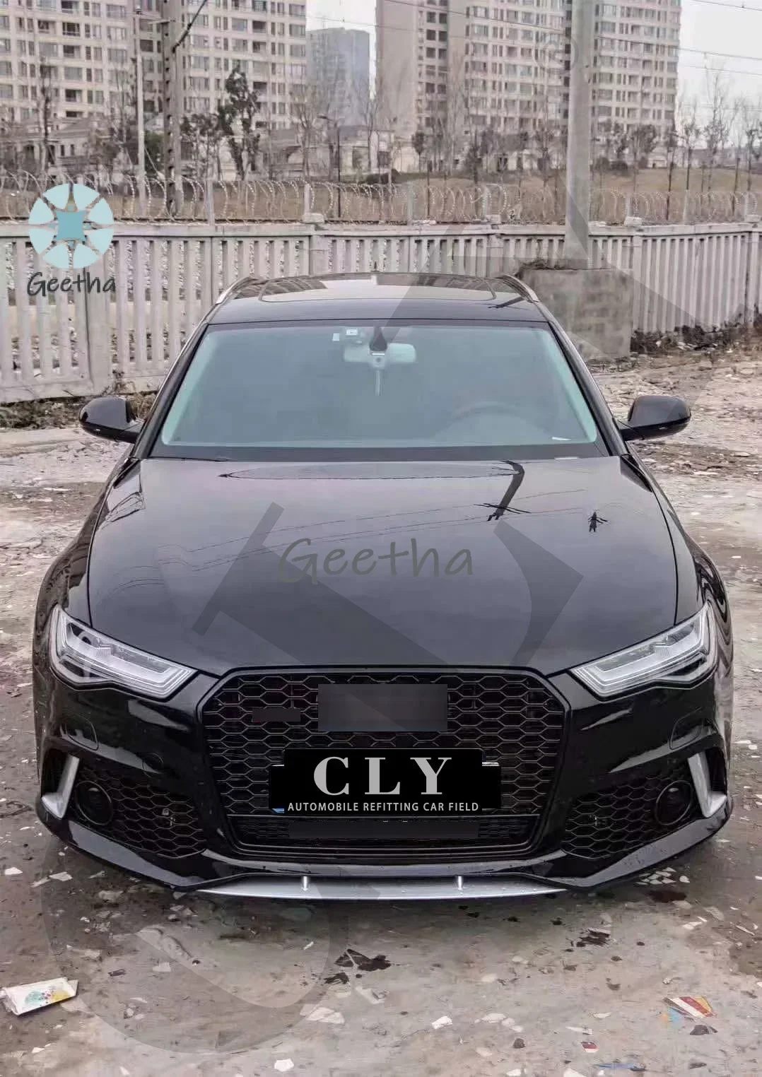 

High Quality Body Kit Full Set for Audi A6 Travel Modified RS6 Front Rear Car Bumper Rear Lip Front Bumper Assembly With Grille