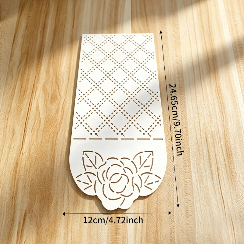 Rose Handbag Sewing Template for DIY Projects