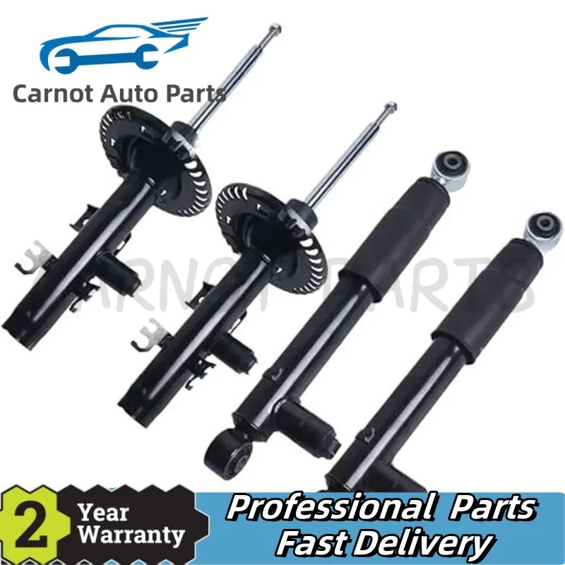 4pcs Front&Rear Electric Shock Absorber for VW Multivan VI T5 T6 2.0/Transporter VI T6 2.0 2015-2019 w/CDC 7E5413031E 7E5513045