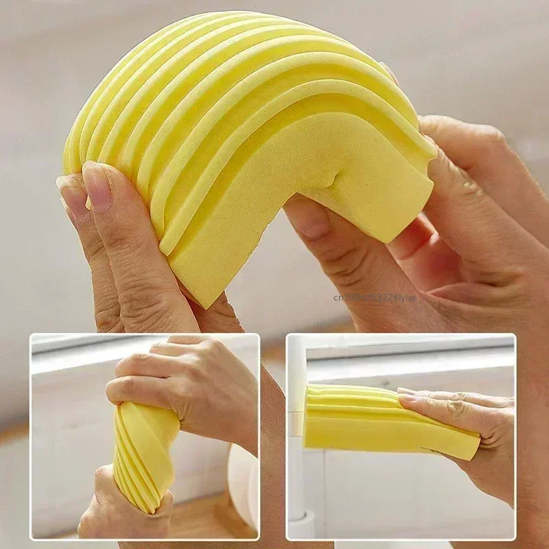 Damp Clean Duster Sponge Dusting Wet Duster Powder Cleaning Sponge Dust Removal Dusters for Home Car Kitchen Bathroom Scrub