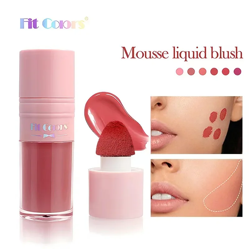 

6 Color Liquid Blush Lightweight Natural Texture Moisture Easy To Apply Long Lasting Hold Makeup Popular Multi-functional Blush