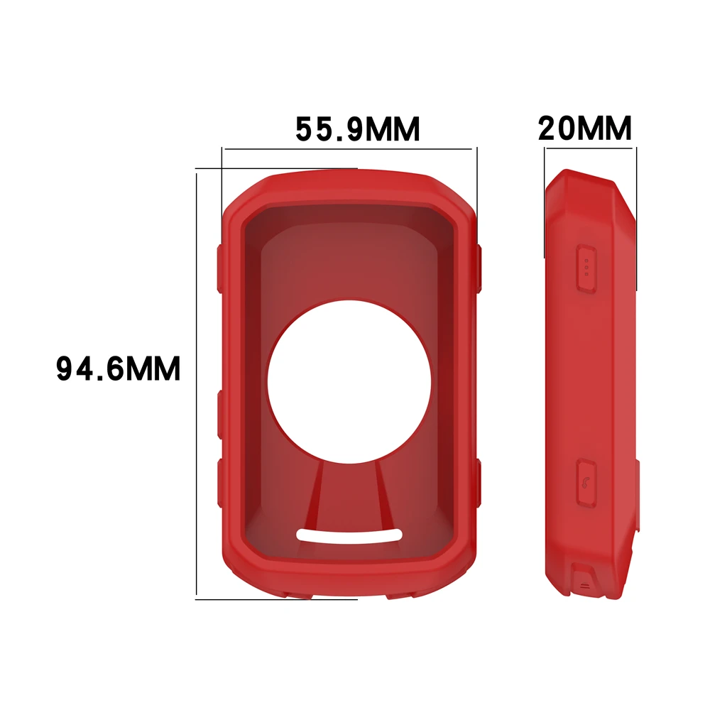 Funda protectora de silicona para Garmin Edge 550/850, cubierta protectora para bicicleta, carcasa anticolisión
