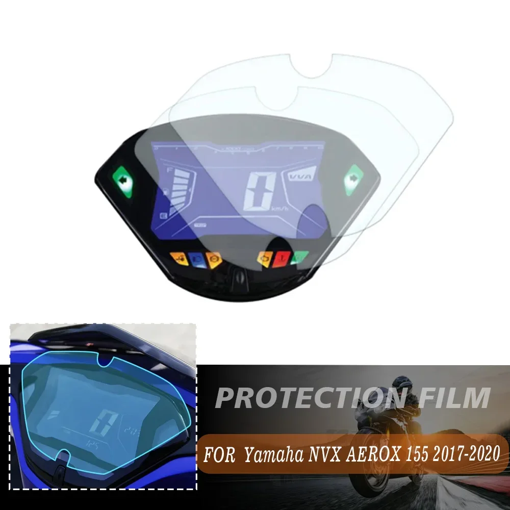 Motorcycle Cluster Scratch Protection Film Screen PVC Protector For Yamaha NVX 155 NVX155 Aerox 155 Aerox155 2017 2018 2019 2020