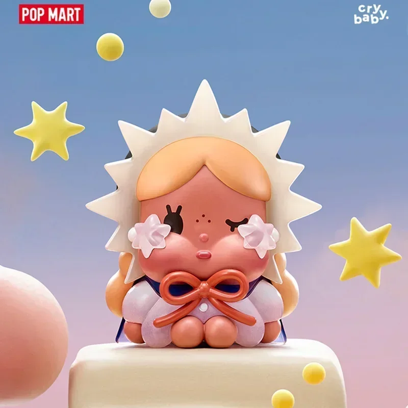 

Hot Sale Genuine Blind Box Toys POPMART CRYBABY Crying To The Moon-Mini Series Anime Action Figure Ornaments Surprise Gifts Doll