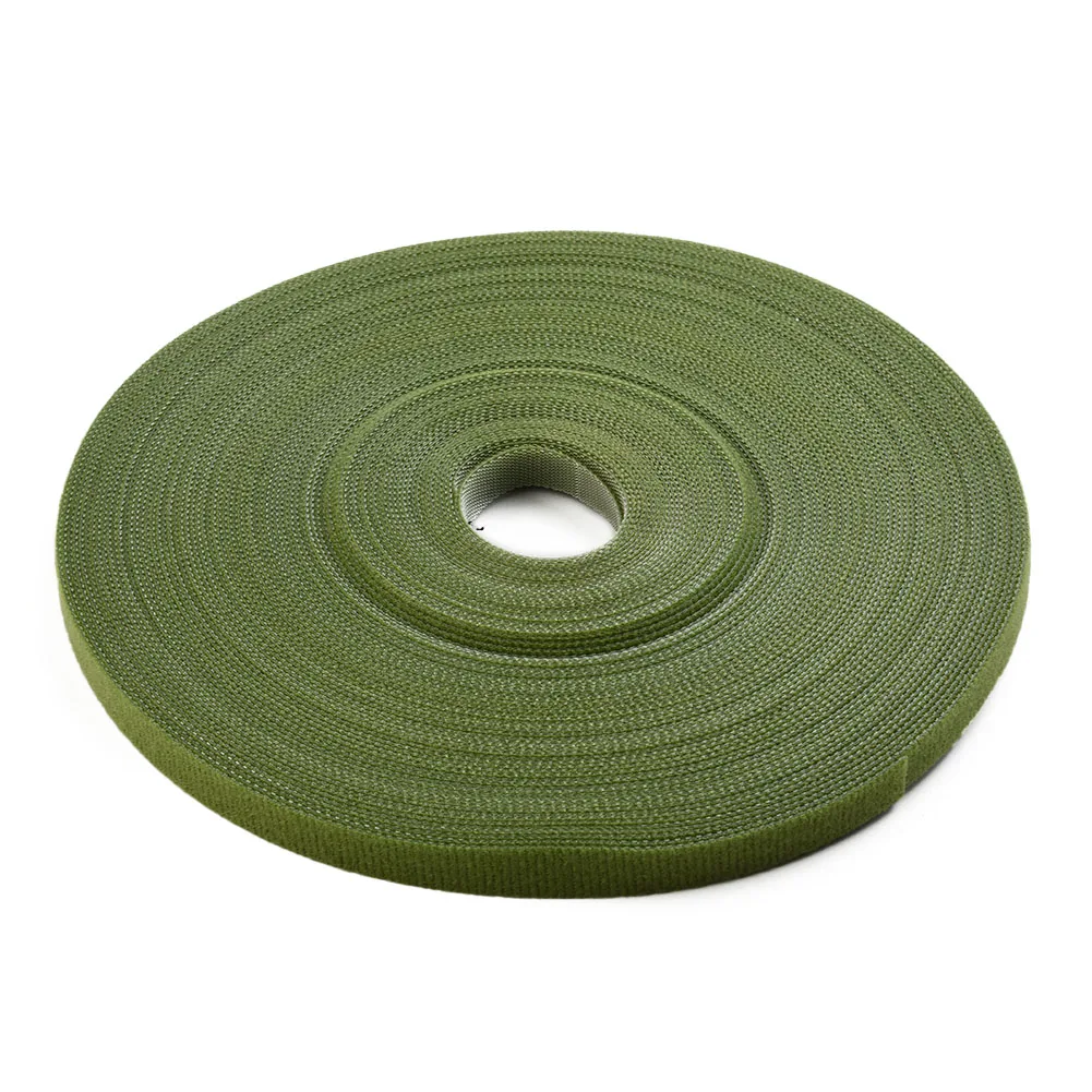 

25M Plant Tie 10mm Plant Tape Resealable Cable Tie Supports Bamboo Cane Wrap Green Garden Twine Nylon Organizer