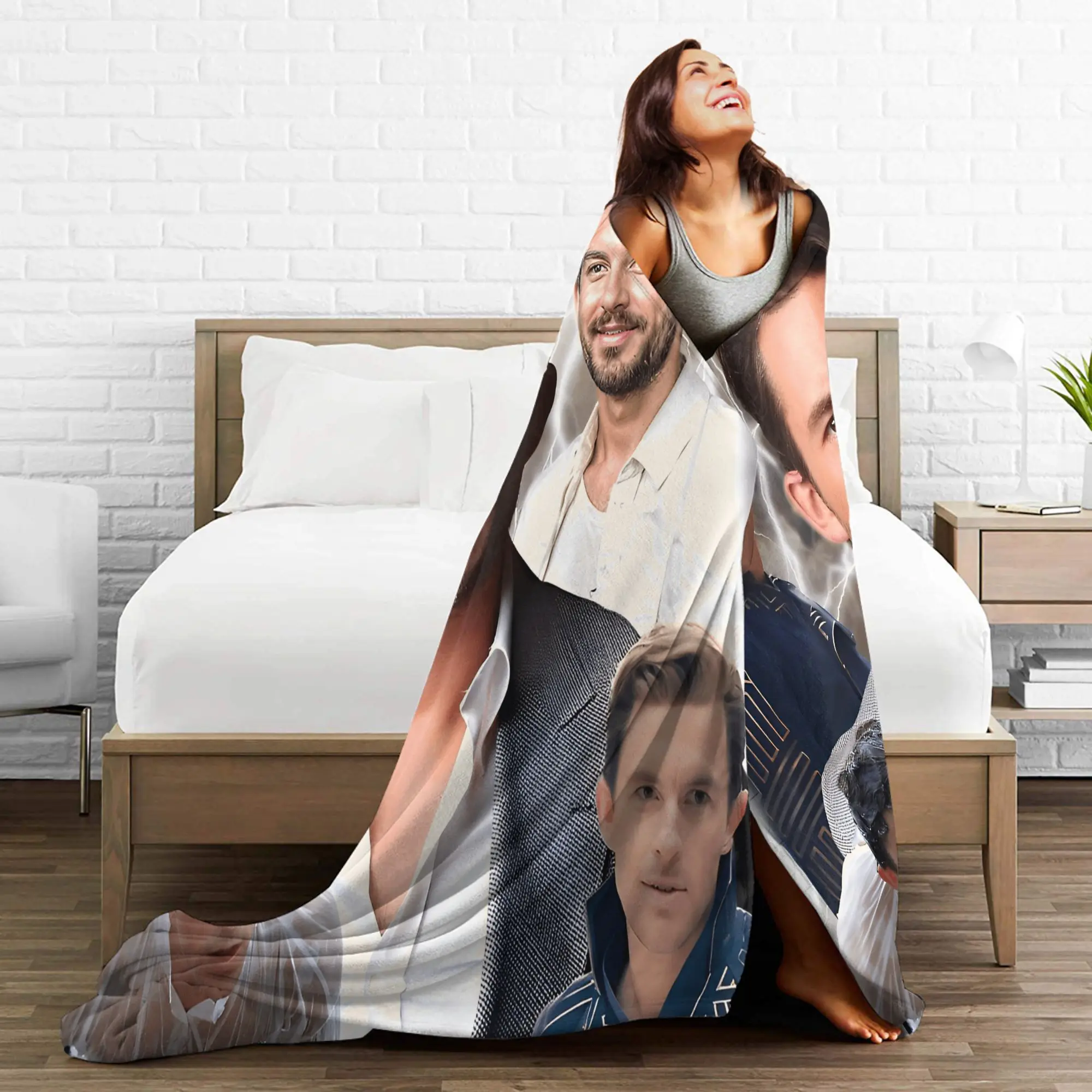 جوناثان بيلي بطانية دافئة رقيق أفخم رمي بطانية للطلاب ديكور المنزل الفانيلا المفرش غطاء السرير