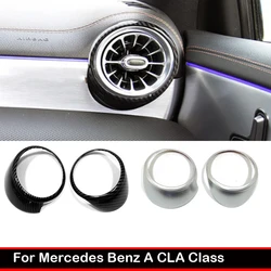 For Mercedes Benz A CLA Class W177 V177 C118 W118 Car Dashboard Air Condition Outlet AC Vent Ring Decoration Frame Cover Trim