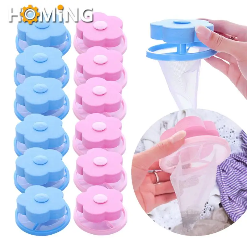 Laundry Ball Floating Pet Fur Lint Hair Catcher Clothes Cleaning Ball Laundry Hair Removal Cleaning Mesh Bag For Washing Machine