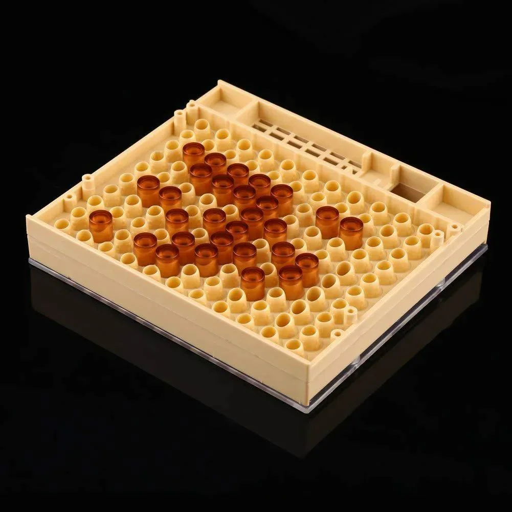 Beekeeping Tools Equipment Set Queen Rearing System Cultivating Box 120pcs Plastic Bee Cell Cups Cupkit Cage