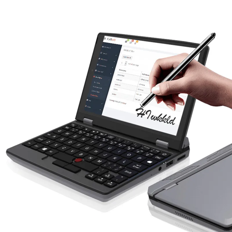 AITTACT Nuovo Mini Laptop Tascabile Touch Screen da 7 Pollici Ontano Lago Intel N95 Computer da Ufficio Ultrabook Notebook 2.0MP Windows 11 WiFi