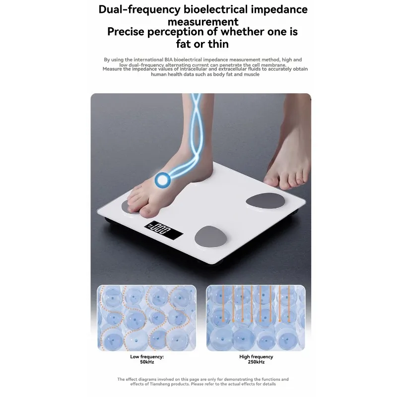 

【RECOMENDAR】Шкала жира в организме с искусственным интеллектом для контроля веса и мониторинга здоровья — питание от USB/батарейки