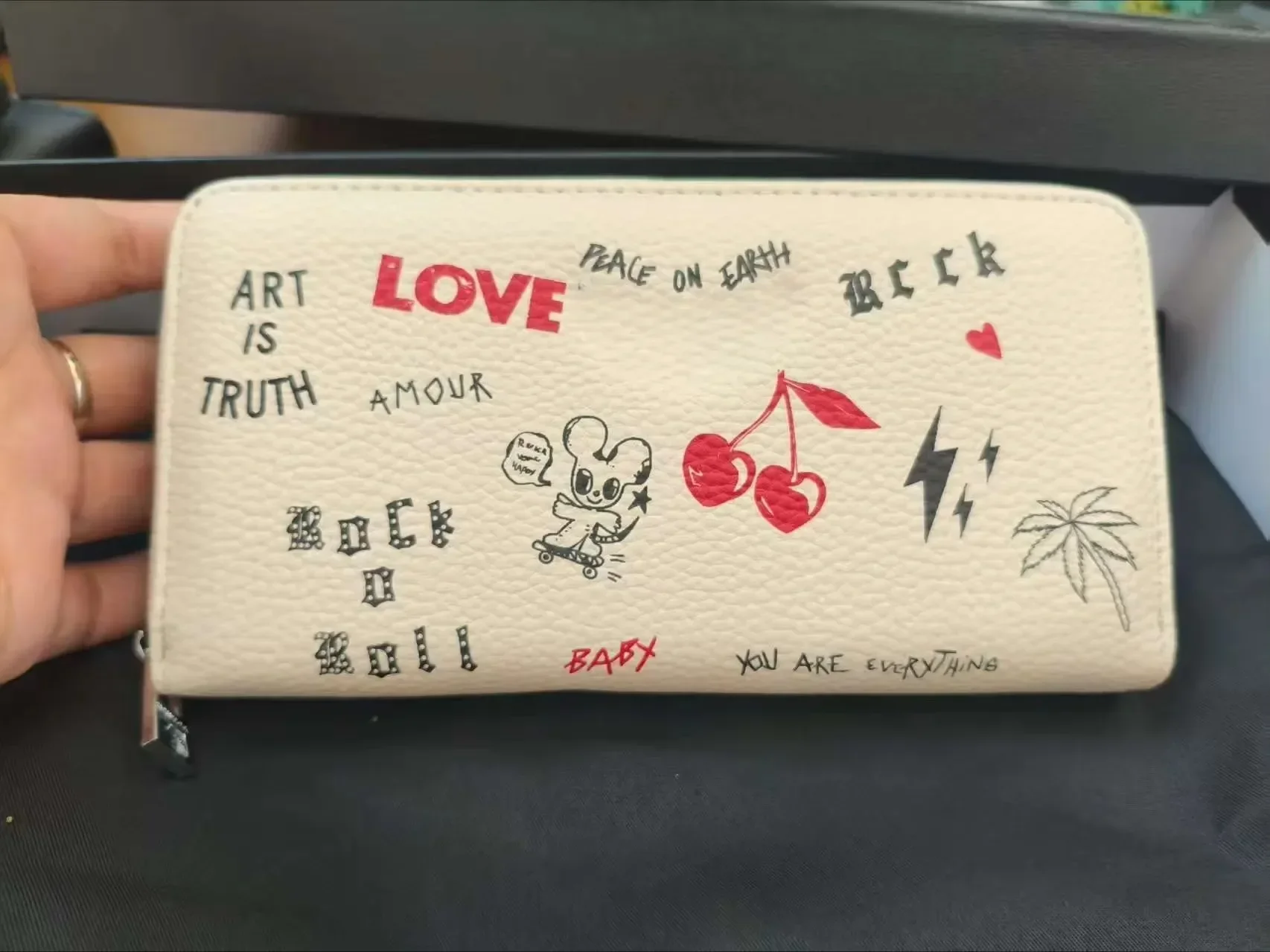 

2025 ZV Bag with Hot Diamonds, Women's Bag, Pu Metal Chain Bag, Wallet, Card Case, Hand-held Coin Purse, Small Wallet