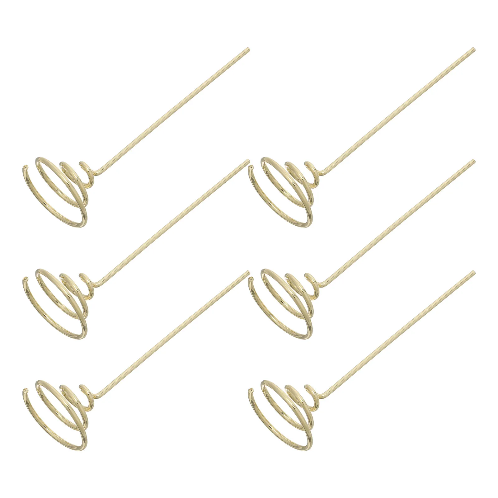 6Pcs Air Plant Holder Geometric Metal Electroplated Tillandsia Stand Desktop Wall Flower Display Rack Air Plant Display Stand