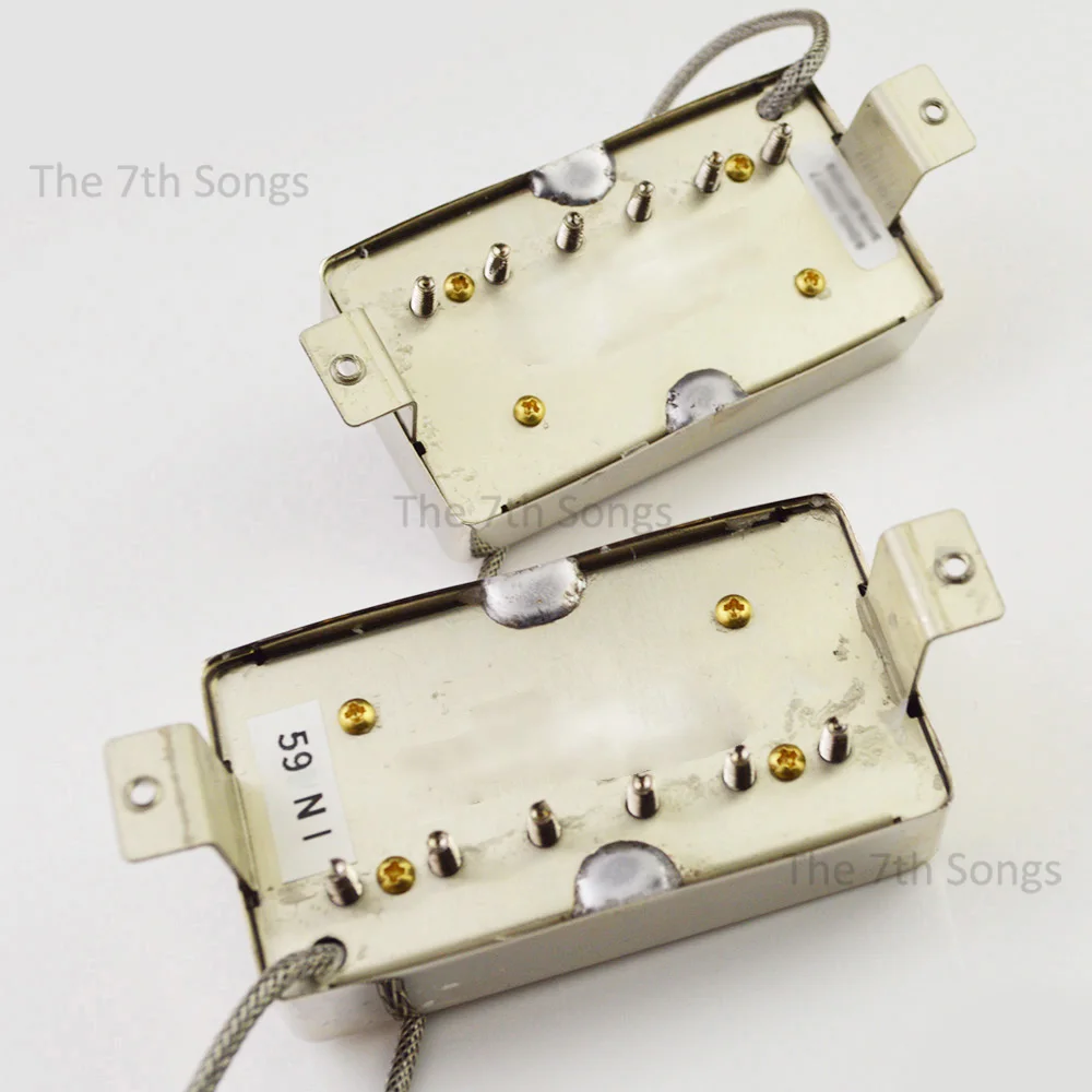 

SH1 59 PAF Alnico 5, хамбакер, звукосниматель, гриф, никель-серебристый чехол, хамбакер для электрогитары