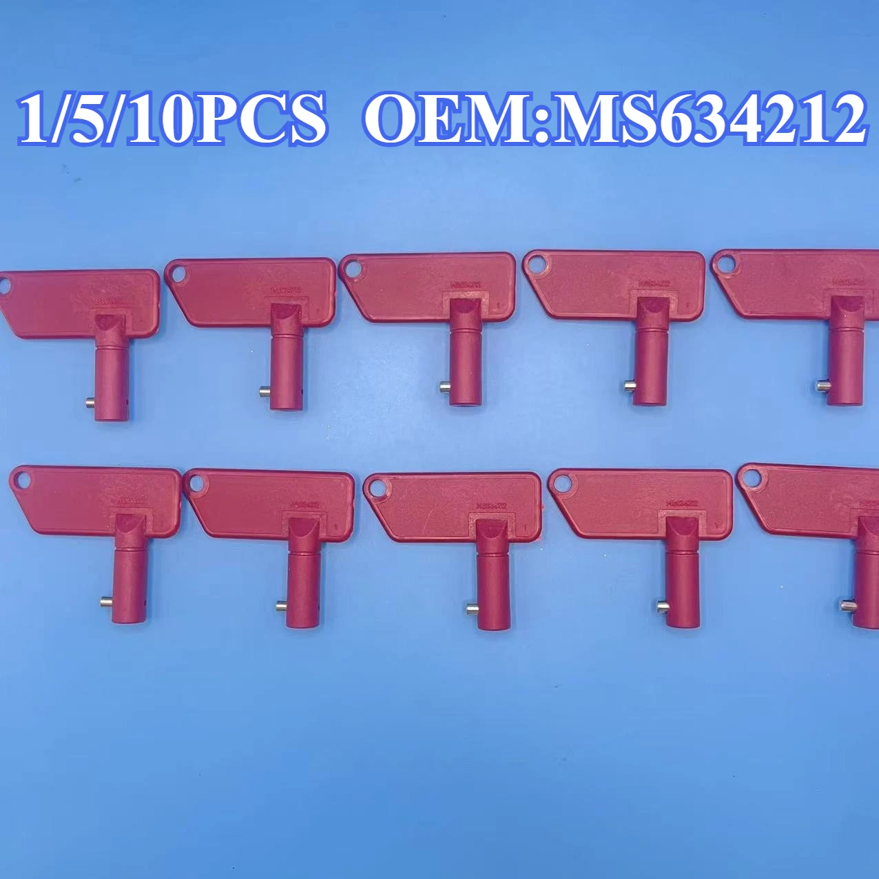 1/5/10PCS MS634212 keys For Terex Battery and Master Disconnect Key part For Volvo
