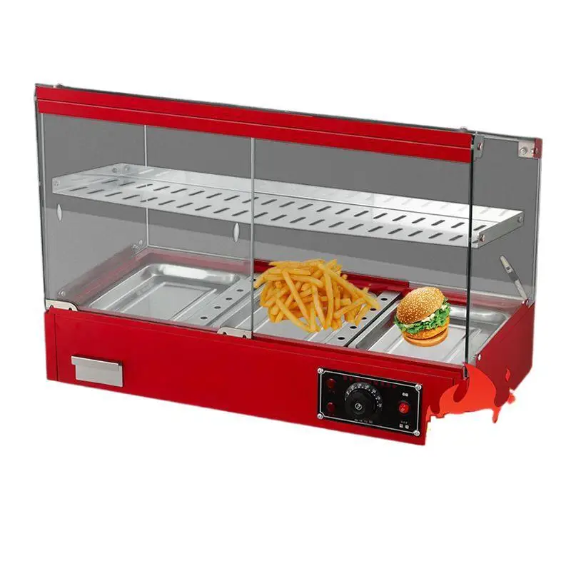 Commercial incubator food small heating incubator display cabinet desktop egg tart bread chestnut glass deli cabinet