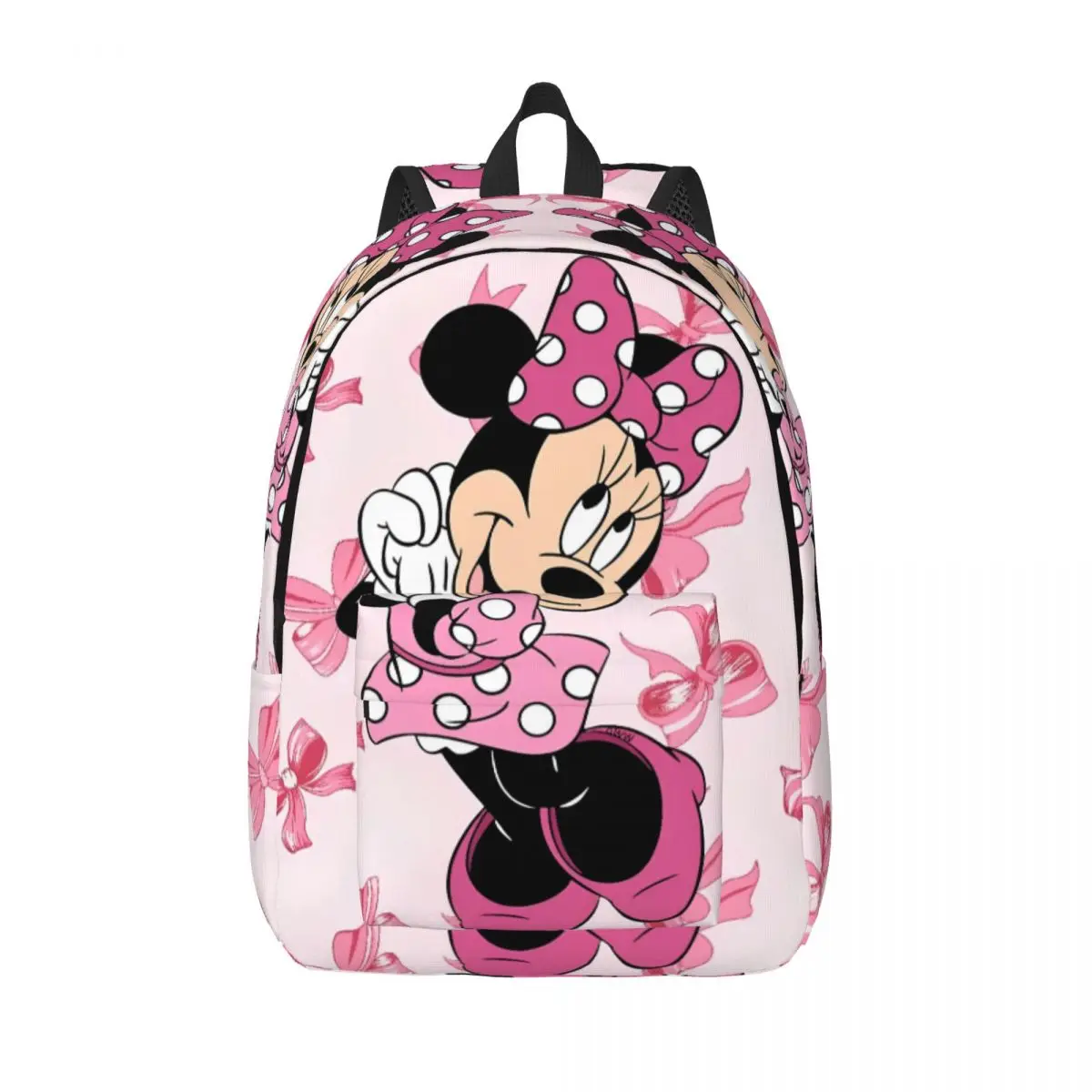 

Милый повседневный рюкзак с Минни Маус, прочный студенческий рабочий красивый рюкзак с героями мультфильмов для мужчин и женщин, сумка на плечо для ноутбука