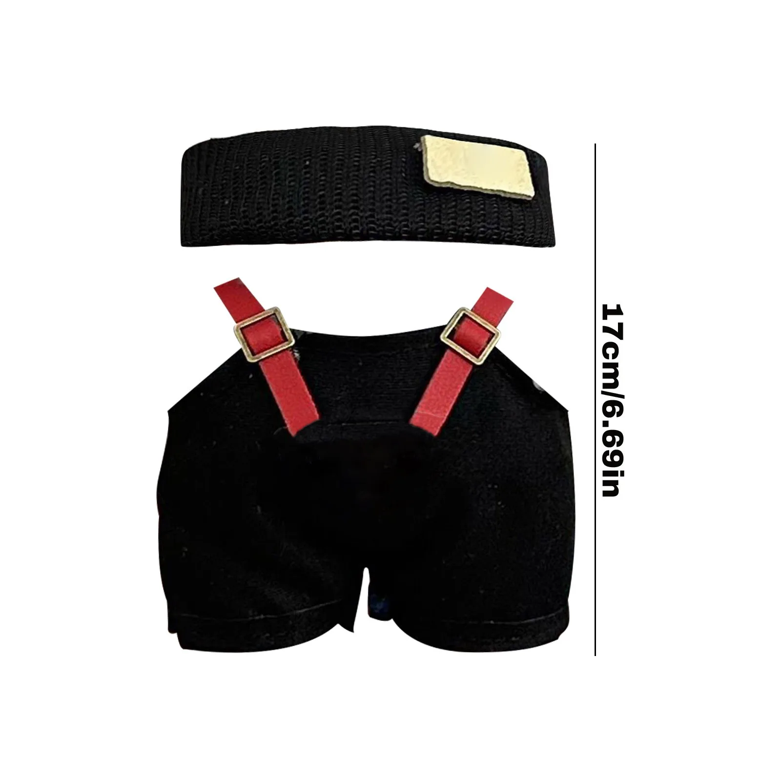 17cm 미니 인형 옷 의상 액세서리 라부부 V1 V2 라부부 옷 스트랩 바지 세트 모자 포함 멋진 옷 선물