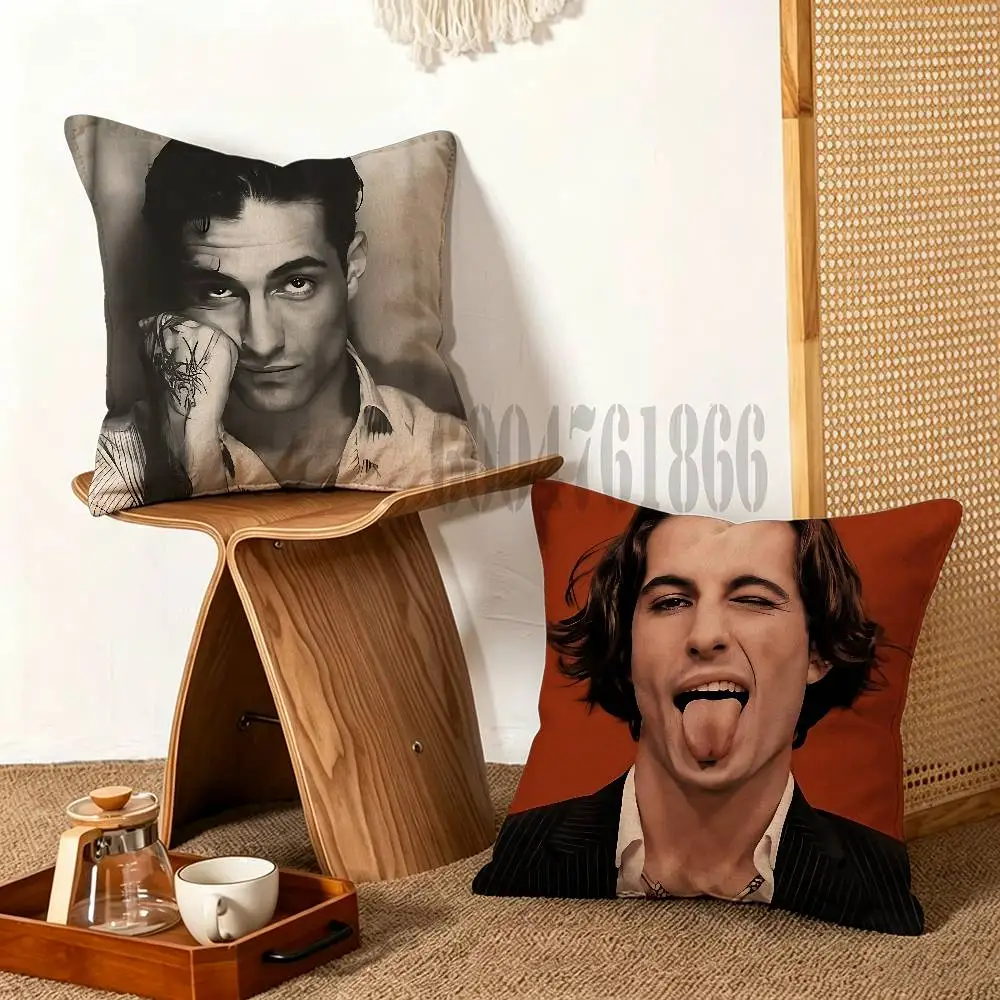 D-Damiano David Anime Celebrity Merchandise All-Match Printed Pillow Case Sofa Car Office Room Decoration Protector