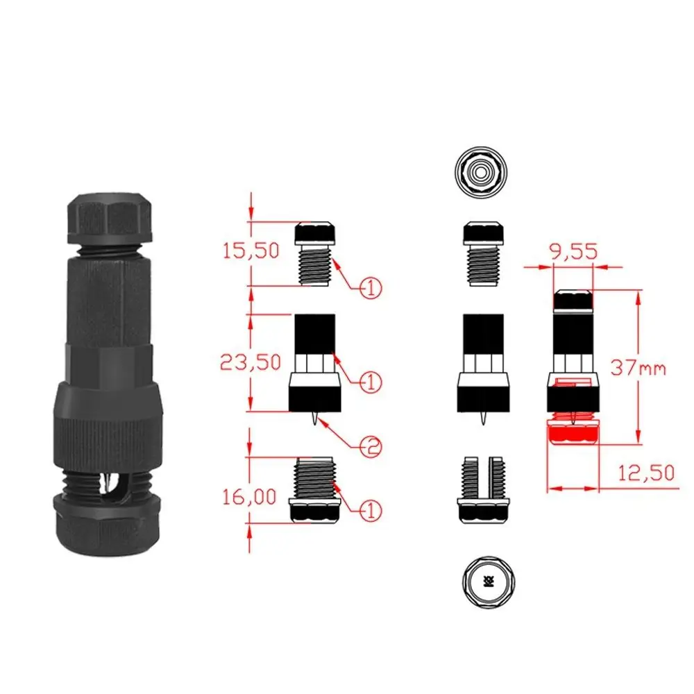 Low Voltage Fastlock Piercing Connector With Piercing Type Waterproof Electrical Cable Connector Crimp Wiring Terminal