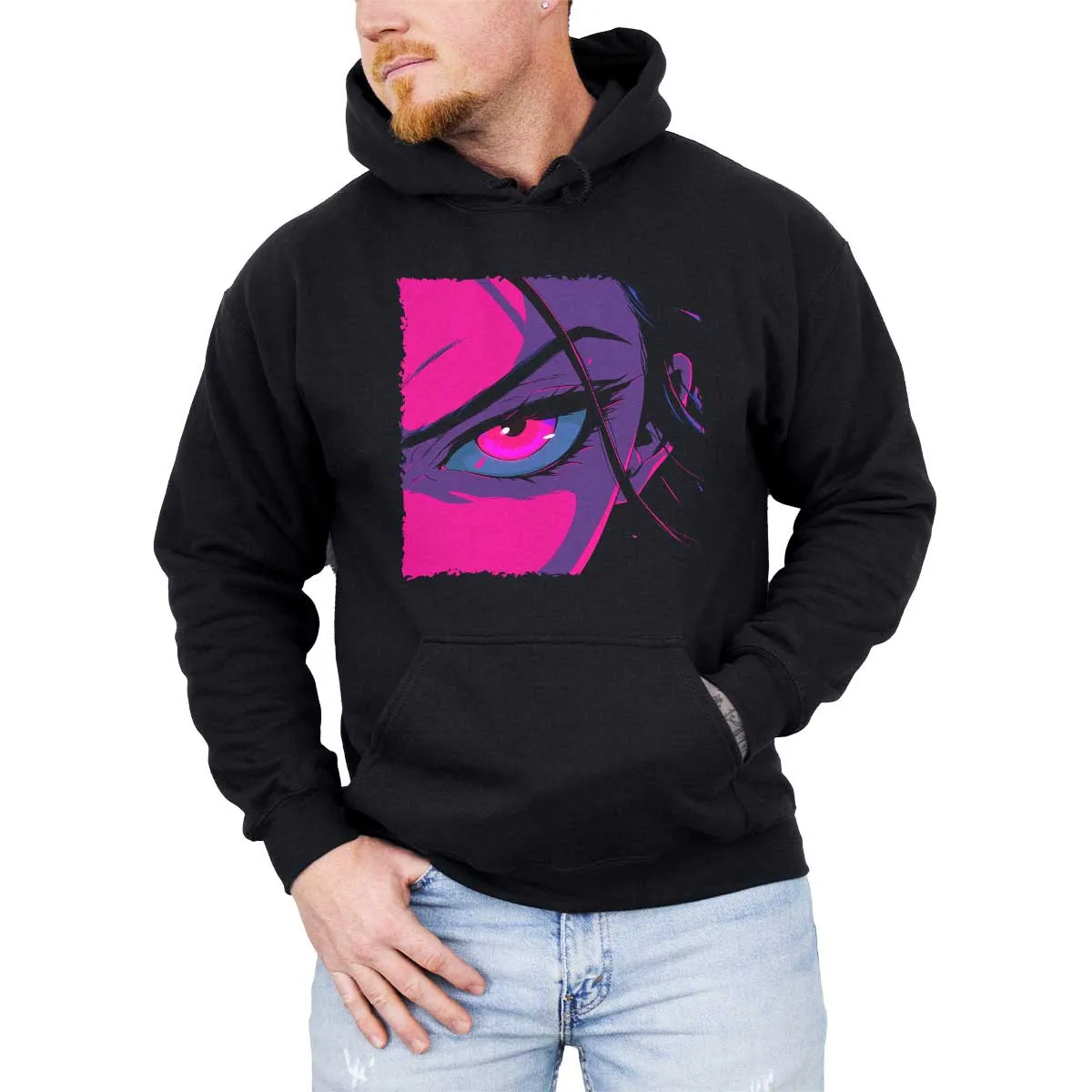 سترة Dragon Ball Vegito Blue Hoodie مع حبر ذهبي سبلاش أنيمي جرافيك شعر طويل تصميم سوبر سايان للرجال والأطفال في الشارع