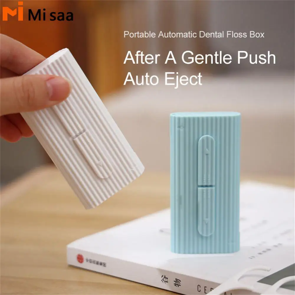 Floss Pick Dispenser For Traveling Camping Teeth Stick Ultra-fine Portable Bathroom Accessories Floss Plastic Storage Box