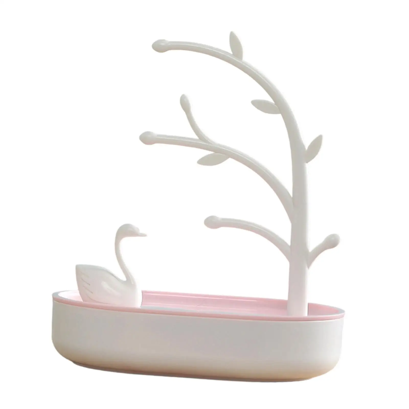 白鳥の湖 ジュエリーボックス 女性用 ジュエリーホルダー ネックレスホルダー ネックレス イヤリング オーガナイザー チャーム用ケース 旅行 記念日