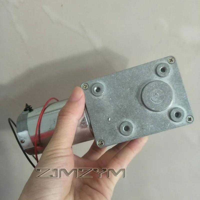 600JSX-4468 600JSX175-4468 Square Gear Reduce Box Self-Lock 24V Motor High Torque Speed 5/10/15/30/60/100RPM Single Shaf