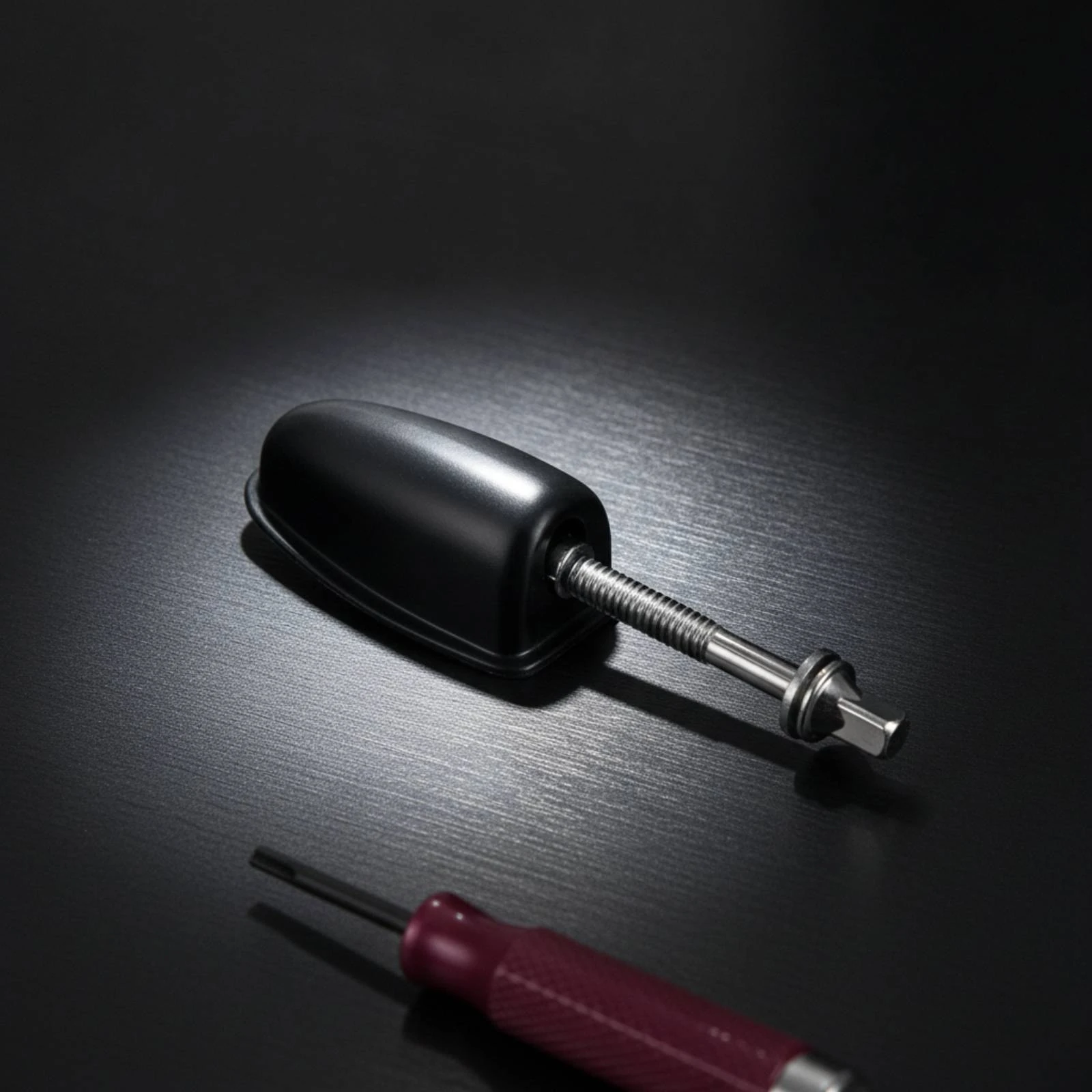 Drum Lug with Threaded Shaft Streamlined Teardrop Drum Lug Hardware Replacement Easy Installation for Drummers