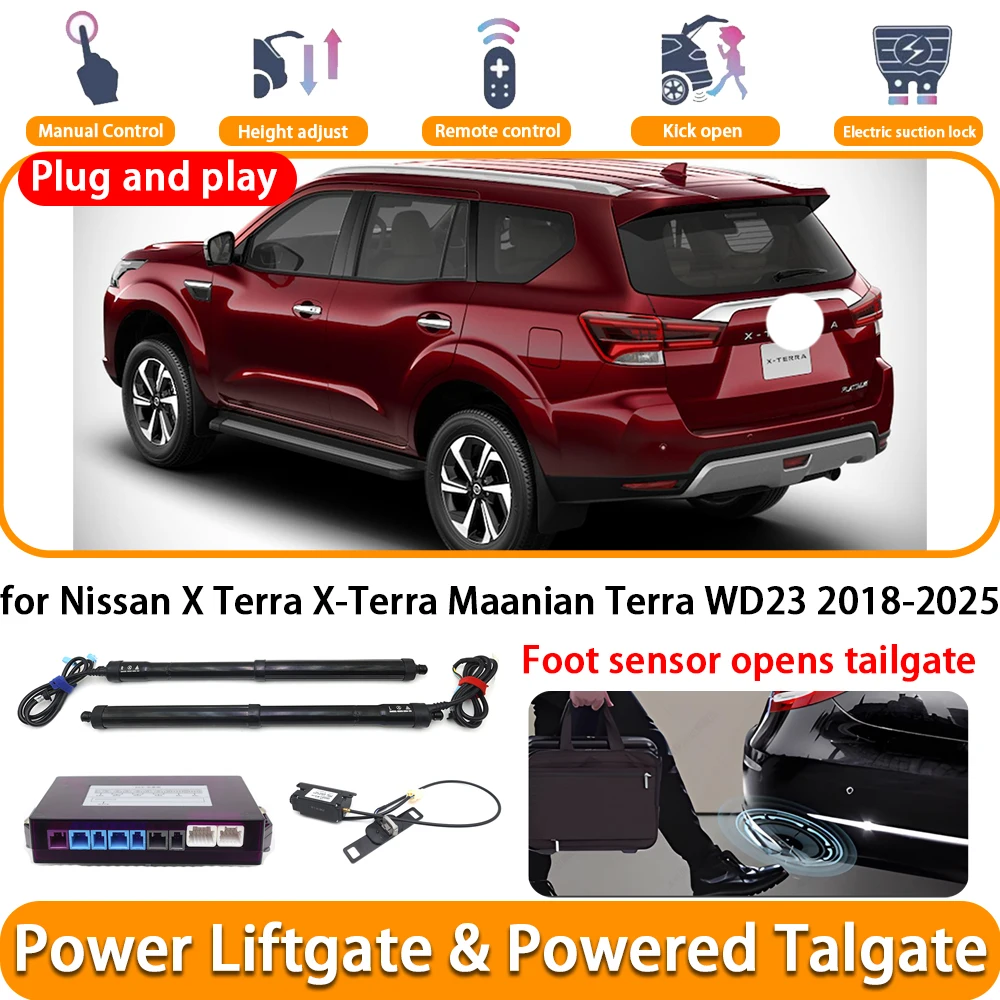 for Nissan X Terra X-Terra Maanian Terra WD23 2018-2025 Electric Automatic Powered Tailgate Power Liftgate System Trunk Lift Kit