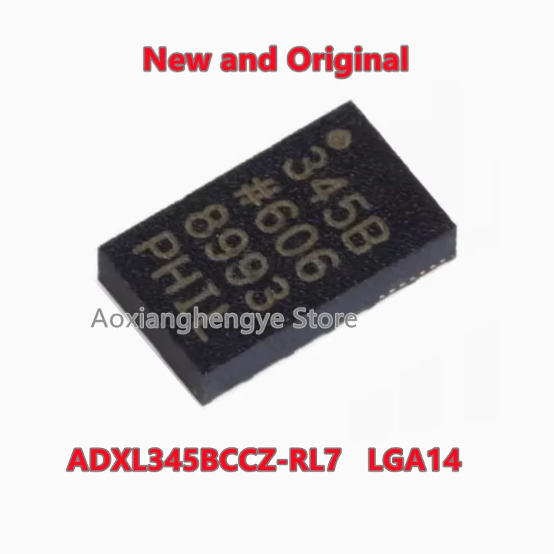 5PCS ADXL345BCCZ-RL7 ADXL345BCCZ LGA14 345B 3-axis digital accelerometer chip New and Original