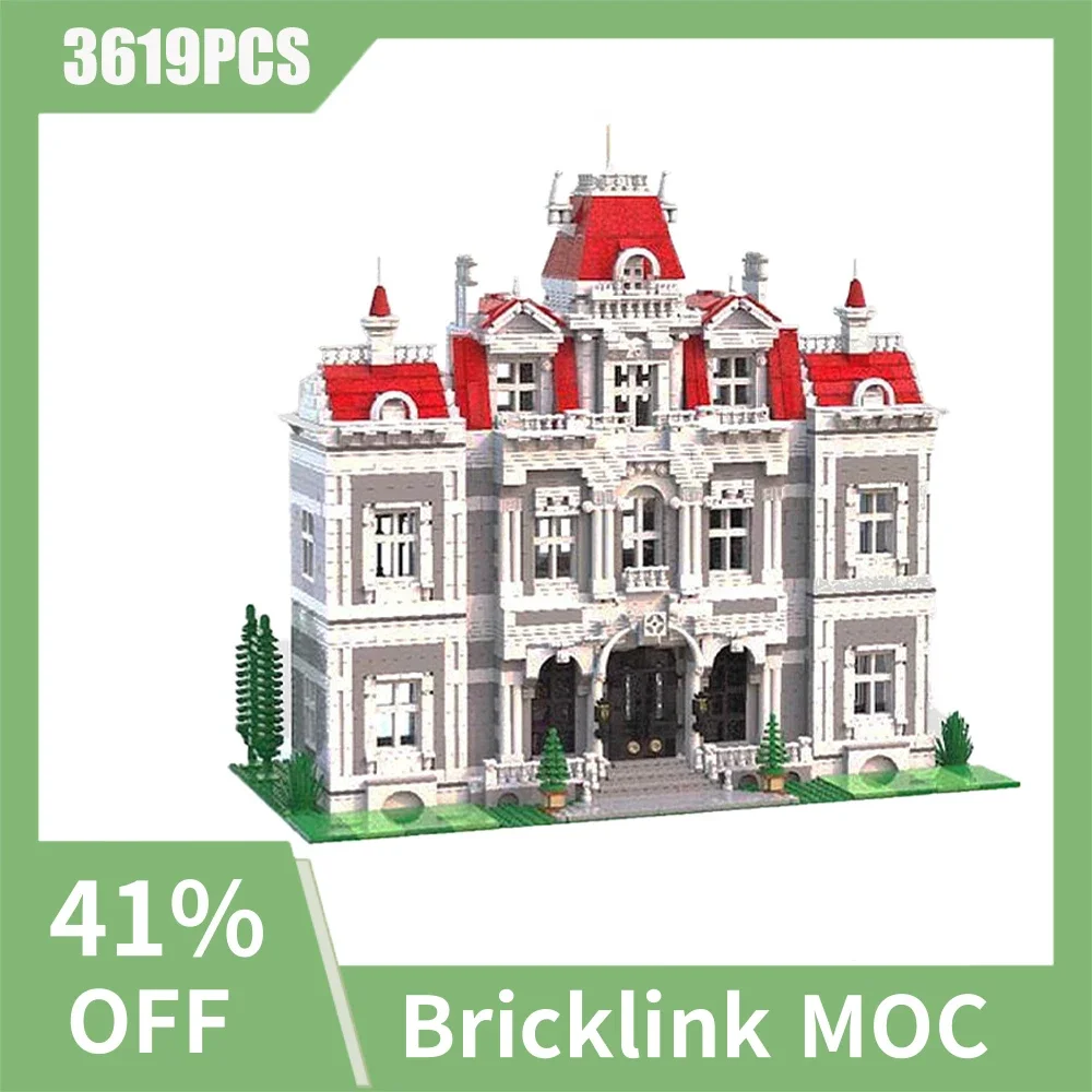 

НОВЫЙ 3619 шт. MOC Европейский средневековый вид на улицу РОЧНЫЙ МАНОР DIY творческие идеи Ретро детские игрушки подарок на день рождения строительные блоки