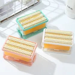 Soap Dish Soap Rack Storage Box With Brush Lid Hands-Free Laundry Tool Portable Foaming Box