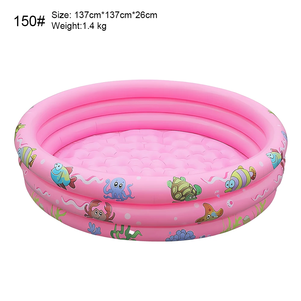 3 Rings Inflatable Pool for Kids, Summer Fun